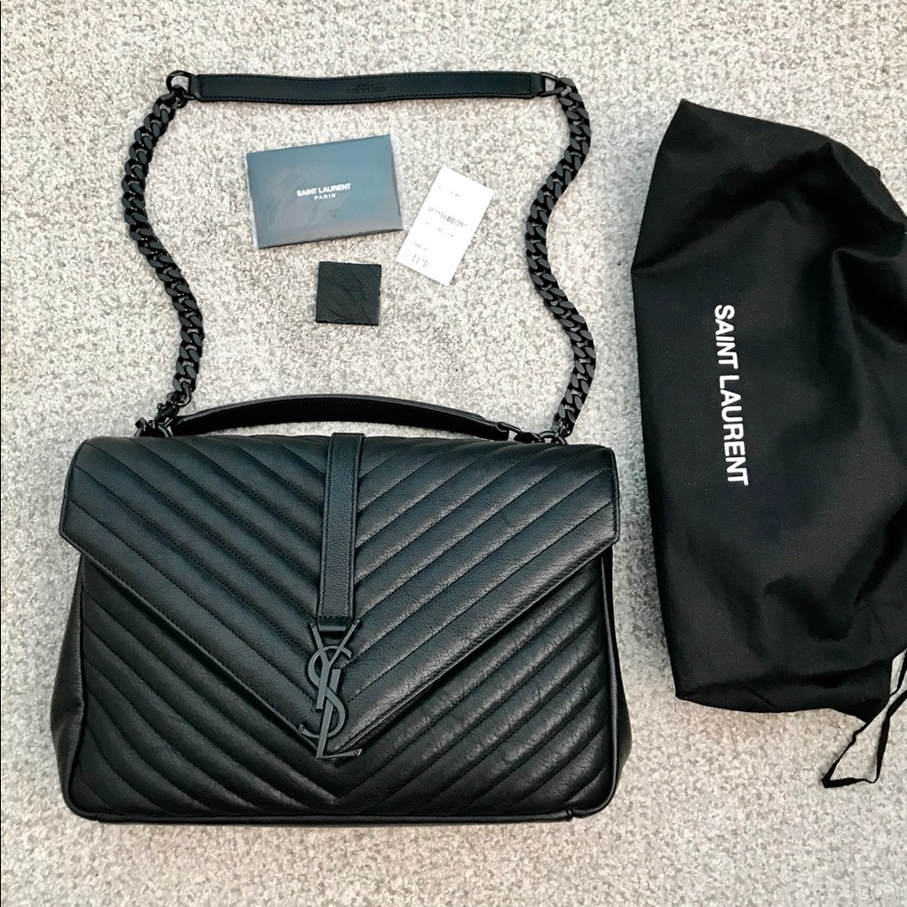 Saint Laurent College Large • Brand New!